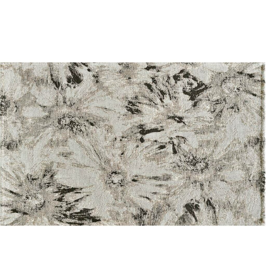 CARPET SILVER GREY FIORI 140x200cm - HP Design SHOP